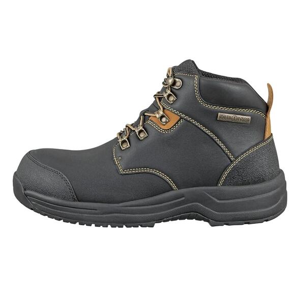 Orthofeet Mens Granite Boots US 13 M EU 46 Black Waterproof Slip Resistant EUC - Picture 2 of 14